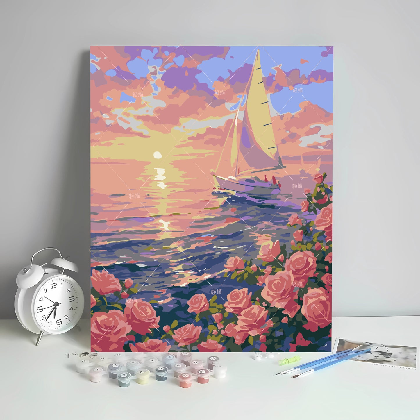 [40x50] Canvas Paint By Number Kit Digital Oil Painting DIY Lukisan Seri B