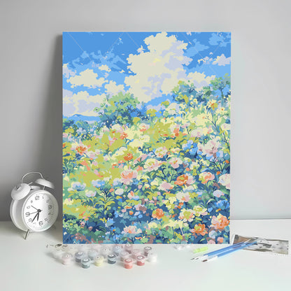 [40x50] Canvas Paint By Number Kit Digital Oil Painting DIY Lukisan Seri D