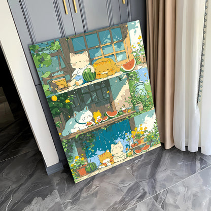 [40x50] Canvas Paint By Number Kit Digital Oil Painting DIY Lukisan Seri G