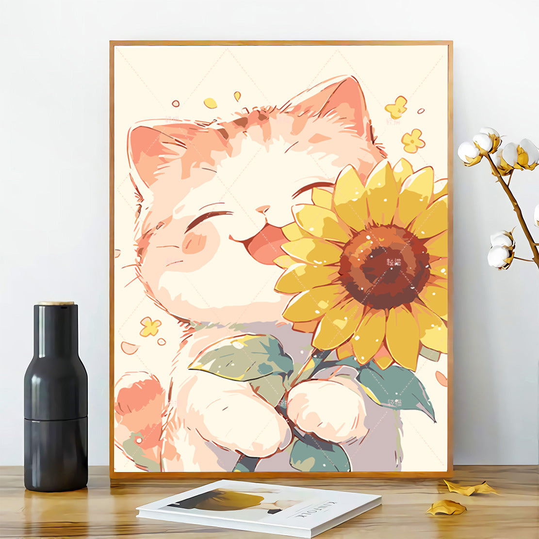 [40x50] Canvas Paint By Number Kit Digital Oil Painting DIY Lukisan Seri G