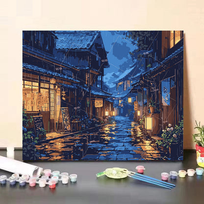 [40x50] Canvas Paint By Number Kit Digital Oil Painting DIY Lukisan Seri C