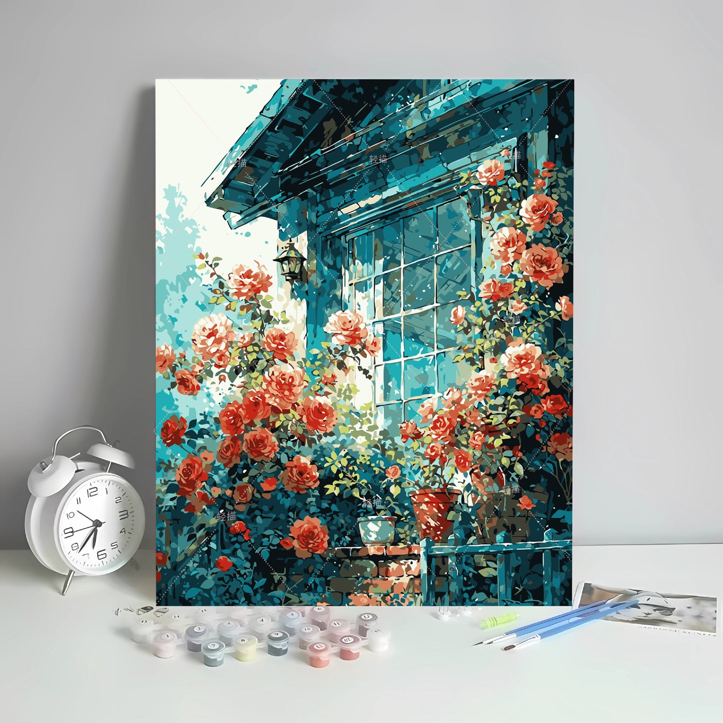[40x50] Canvas Paint By Number Kit Digital Oil Painting DIY Lukisan Seri C