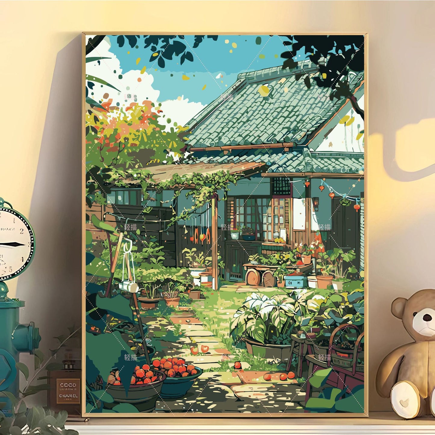 [40x50] Canvas Paint By Number Kit Digital Oil Painting DIY Lukisan Seri C