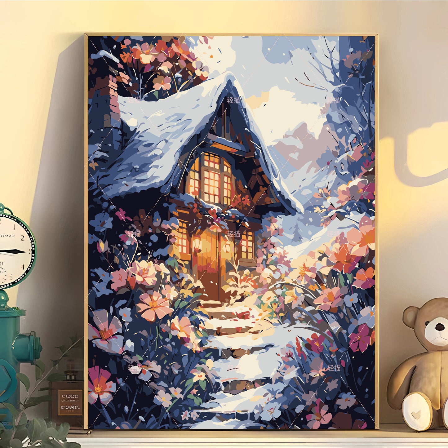 [40x50] Canvas Paint By Number Kit Digital Oil Painting DIY Lukisan Seri D