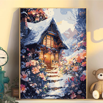 [40x50] Canvas Paint By Number Kit Digital Oil Painting DIY Lukisan Seri D