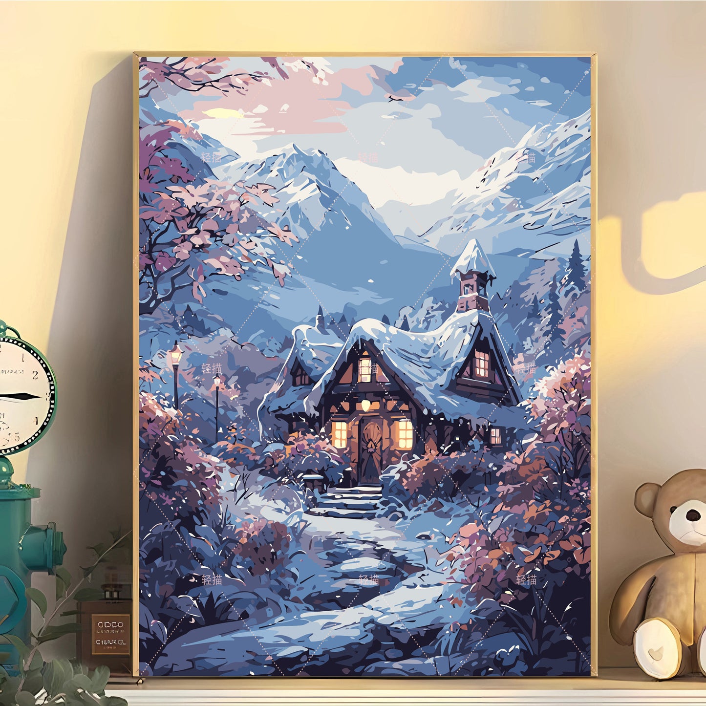 [40x50] Canvas Paint By Number Kit Digital Oil Painting DIY Lukisan Seri D