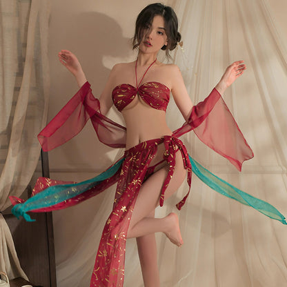 Lingerie Costume Dancer Two Pieces Tassel Lower CU9993