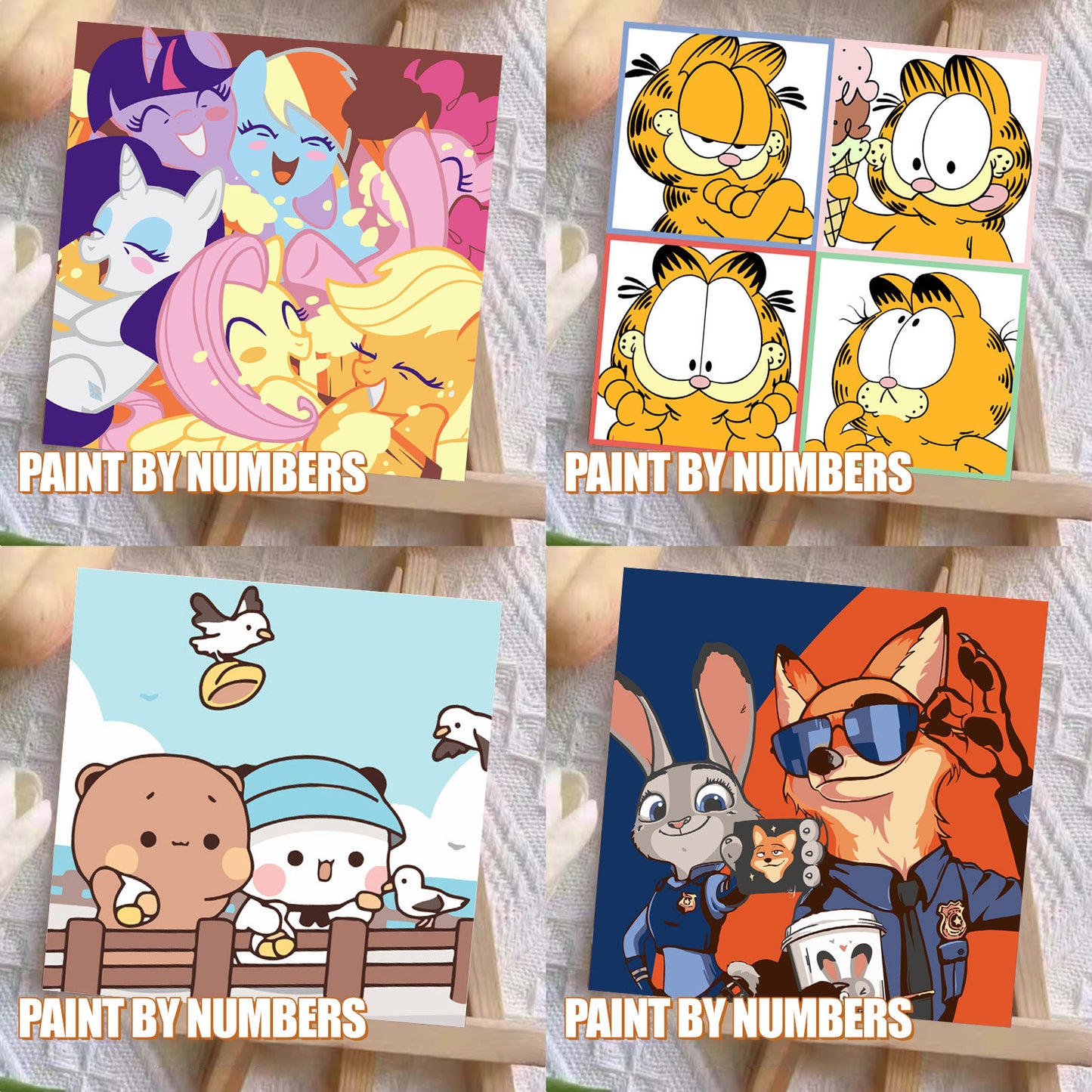 [20x20] Paint By Number Painting By Numbers Kit DIY Digital Oil Lukisan Canvas Seri P