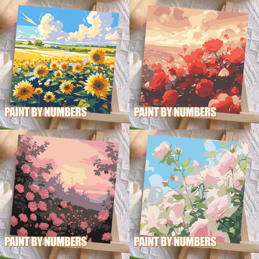 [20x20] Paint By Number Painting By Numbers Kit DIY Digital Oil Lukisan Canvas Seri S
