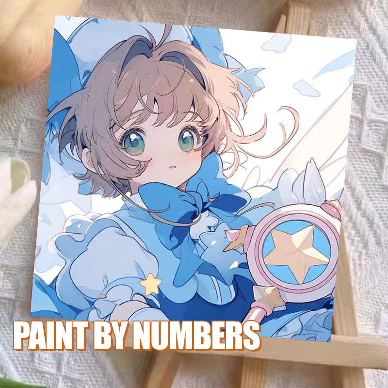 [20x20] Paint By Number Painting By Numbers Kit DIY Digital Oil Lukisan Canvas Seri Anime 2