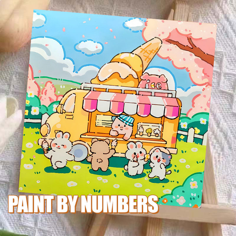 [20x20] Paint By Number Painting By Numbers Kit DIY Digital Oil Lukisan Canvas Seri T
