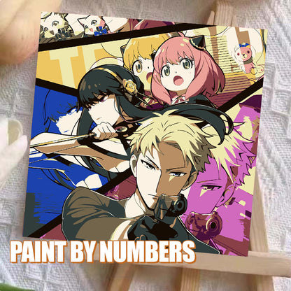 [20x20] Paint By Number Painting By Numbers Kit DIY Digital Oil Lukisan Canvas Seri Anime 2
