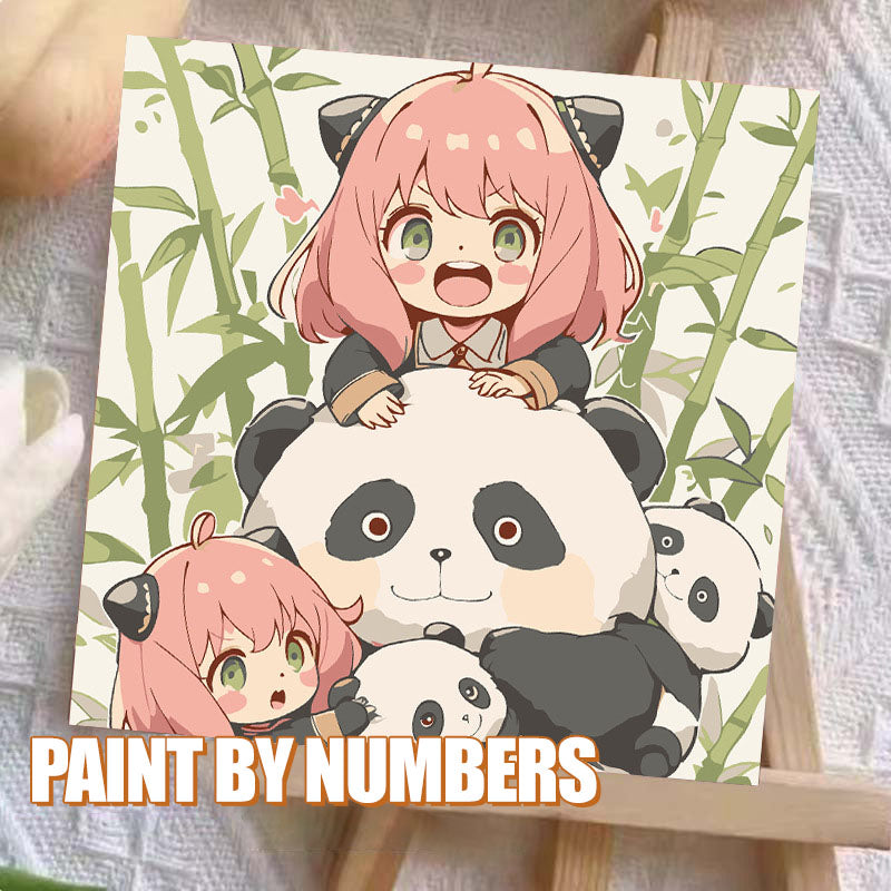 [20x20] Paint By Number Painting By Numbers Kit DIY Digital Oil Lukisan Canvas Seri Anime 2