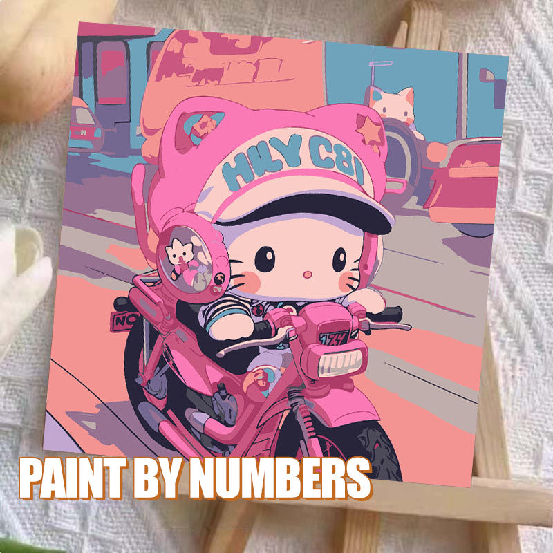 [20x20] Paint By Number Painting By Numbers Kit DIY Digital Oil Lukisan Canvas Seri Sanrio 2