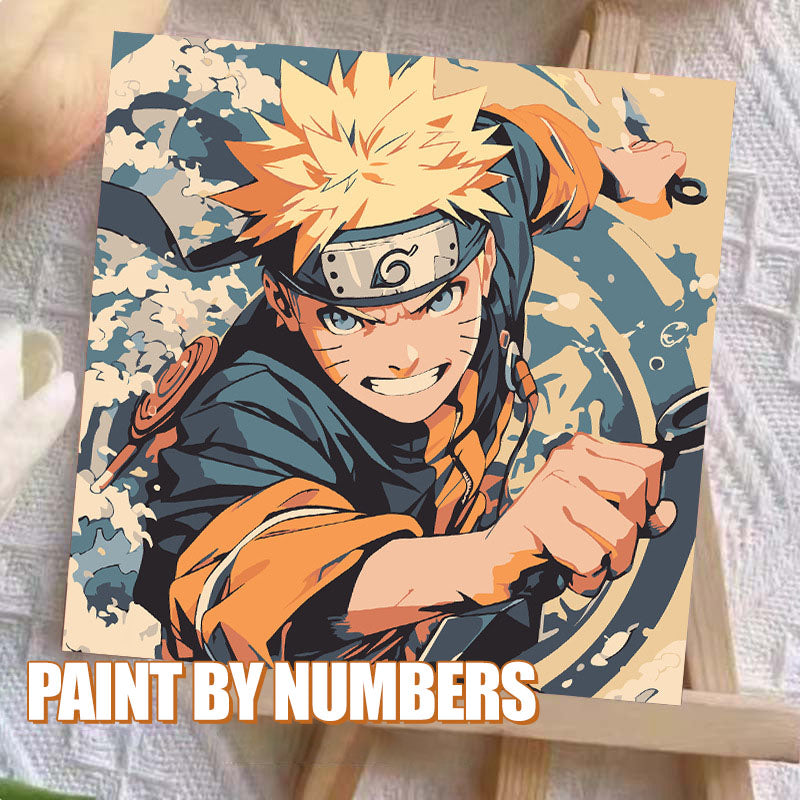 [20x20] Paint By Number Painting By Numbers Kit DIY Digital Oil Lukisan Canvas Seri Anime 2