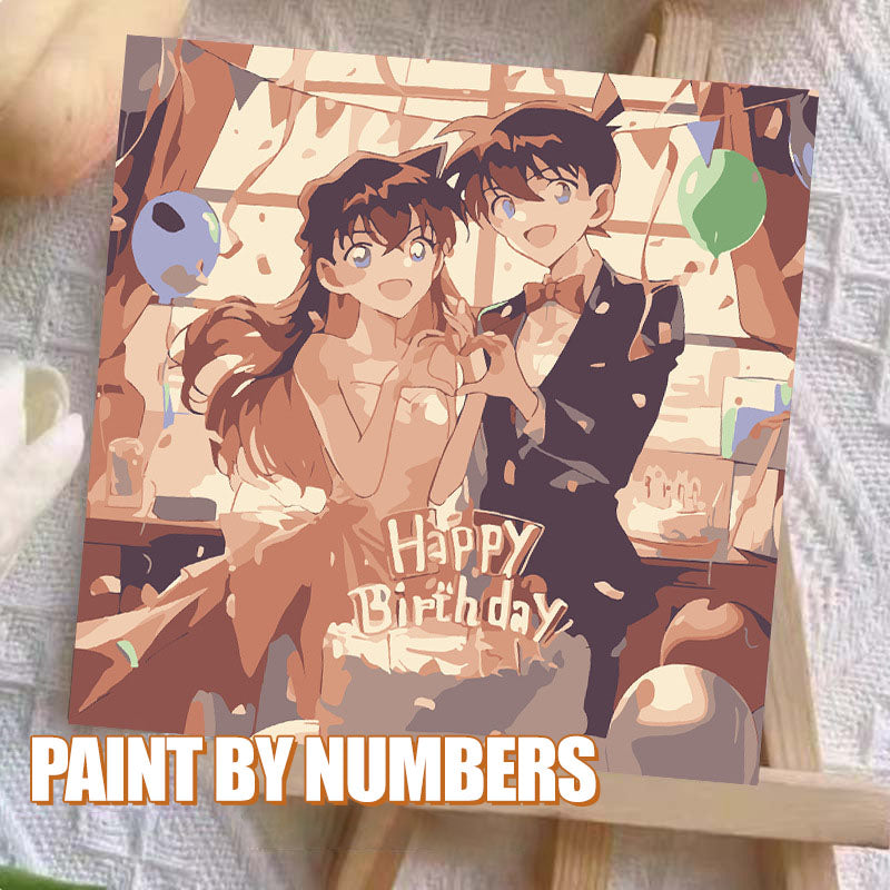 [20x20] Paint By Number Painting By Numbers Kit DIY Digital Oil Lukisan Canvas Seri Anime 2