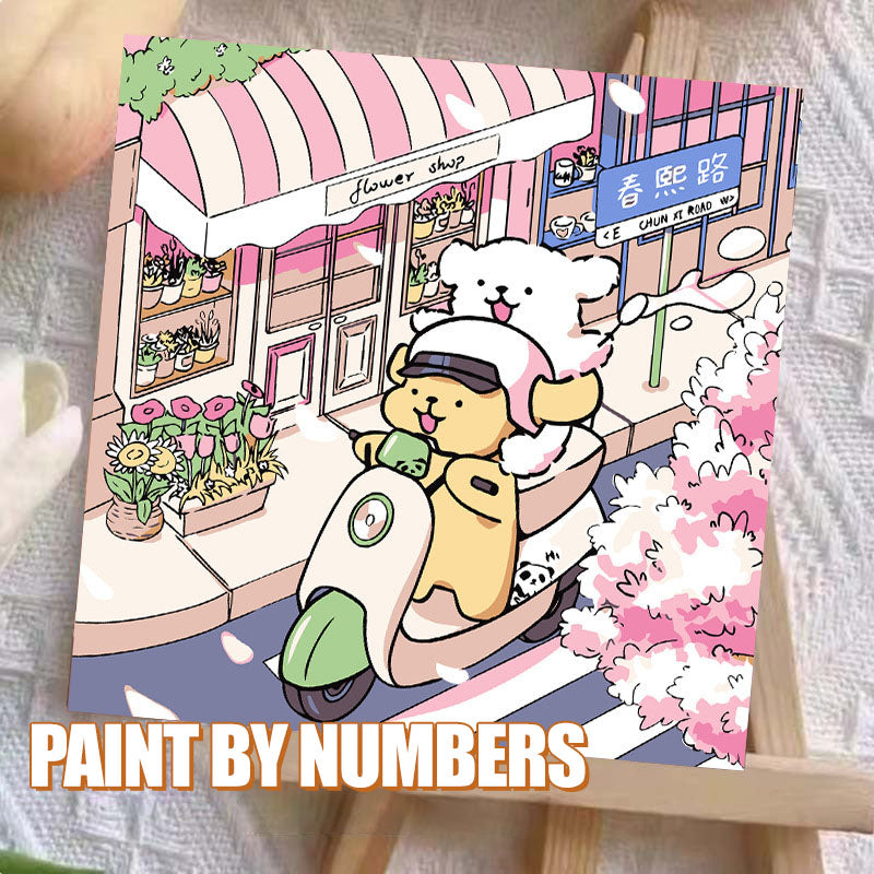 [20x20] Paint By Number Painting By Numbers Kit DIY Digital Oil Lukisan Canvas Seri P