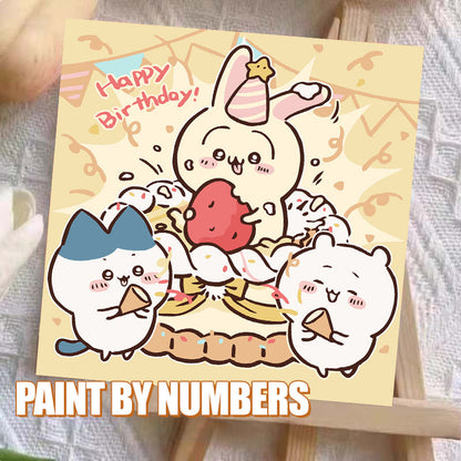 [20x20] Paint By Number Painting By Numbers Kit DIY Digital Oil Lukisan Canvas Seri P