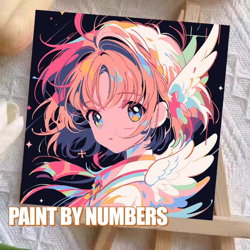 [20x20] Paint By Number Painting By Numbers Kit DIY Digital Oil Lukisan Canvas Seri Anime 1