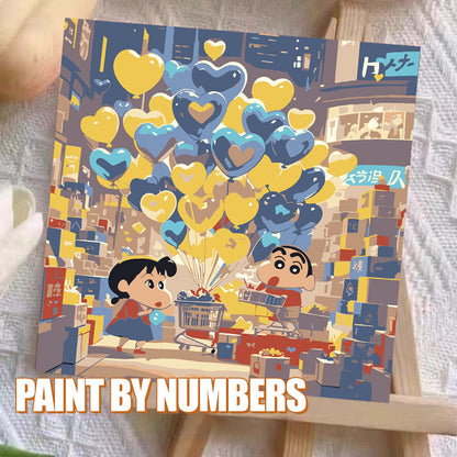 [20x20] Paint By Number Painting By Numbers Kit DIY Digital Oil Lukisan Canvas Seri P