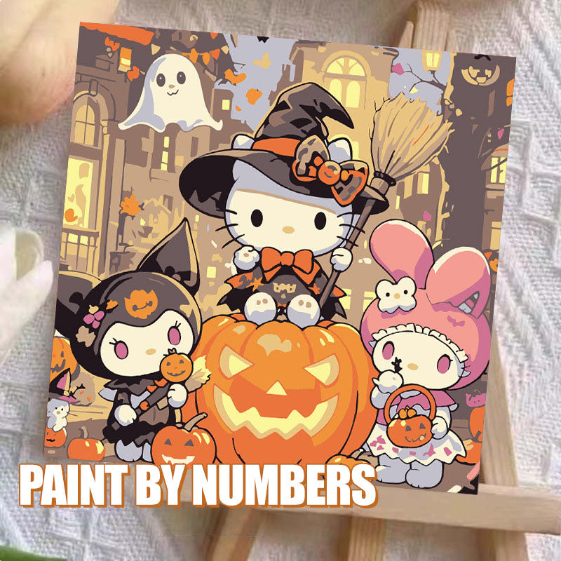 [20x20] Paint By Number Painting By Numbers Kit DIY Digital Oil Lukisan Canvas Seri Sanrio 2