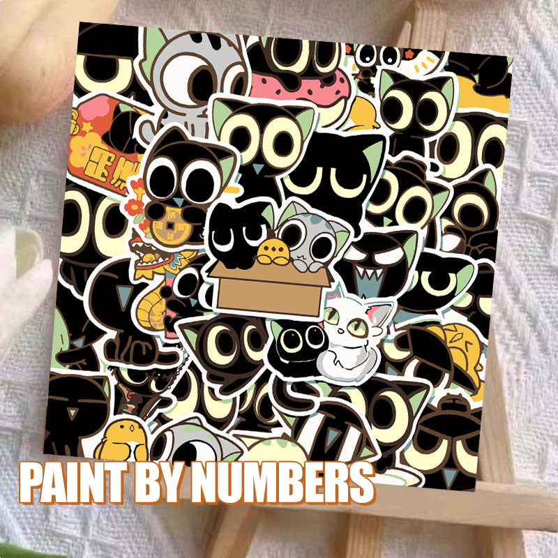 [20x20] Paint By Number Painting By Numbers Kit DIY Digital Oil Lukisan Canvas Seri Animal 3