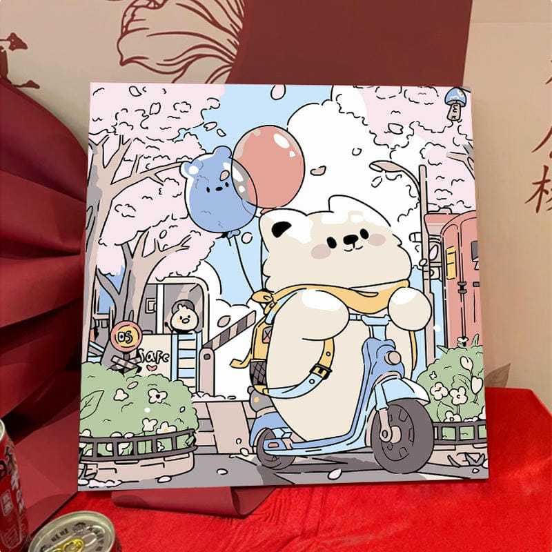 [20x20] Paint By Number Painting By Numbers Kit DIY Digital Oil Lukisan Canvas Seri O