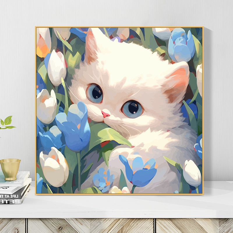 [20x20] Paint By Number Painting By Numbers Kit DIY Digital Oil Lukisan Canvas Seri Animal 3