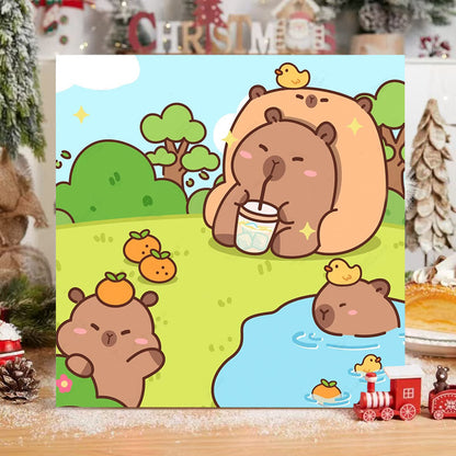 [20x20] Paint By Number Painting By Numbers Kit DIY Digital Oil Lukisan Canvas Seri T