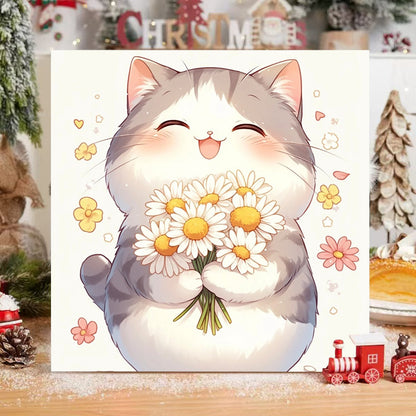 [20x20] Paint By Number Painting By Numbers Kit DIY Digital Oil Lukisan Canvas Seri Animal 1