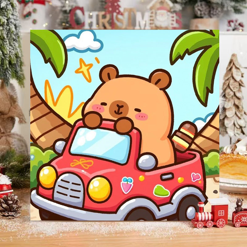[20x20] Paint By Number Painting By Numbers Kit DIY Digital Oil Lukisan Canvas Seri T