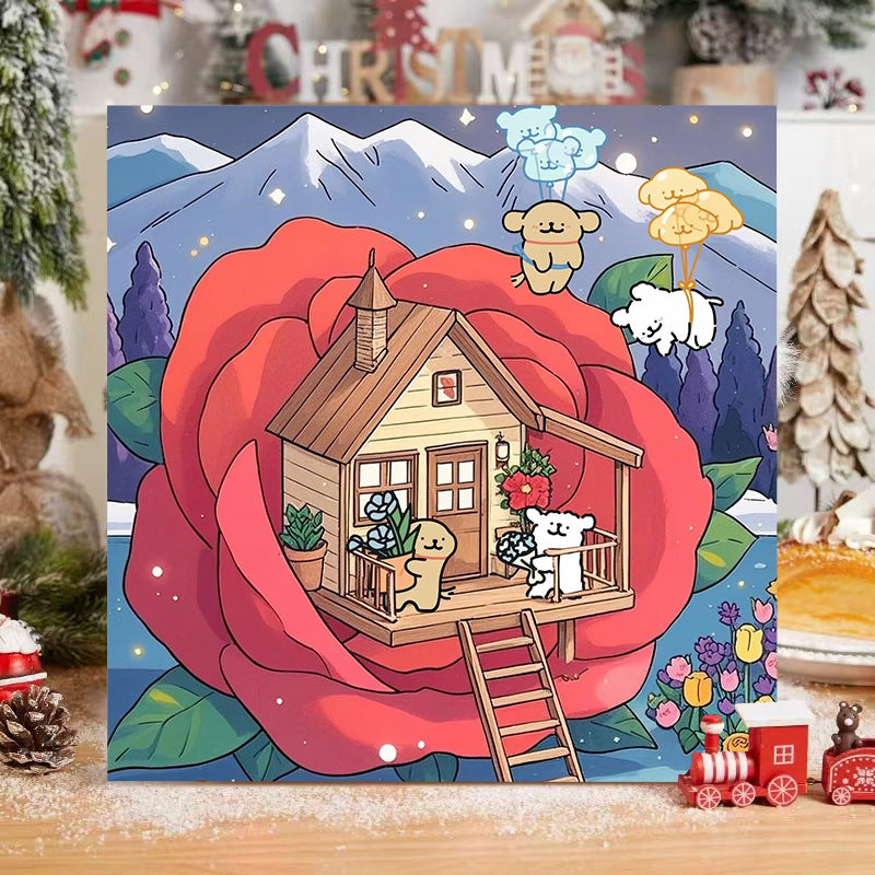 [20x20] Paint By Number Painting By Numbers Kit DIY Digital Oil Lukisan Canvas Seri Animal 3