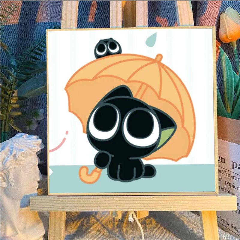 [20x20] Paint By Number Painting By Numbers Kit DIY Digital Oil Lukisan Canvas Seri Animal 2