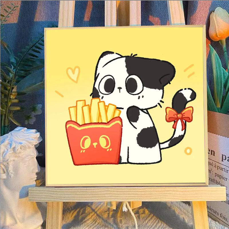 [20x20] Paint By Number Painting By Numbers Kit DIY Digital Oil Lukisan Canvas Seri Animal 2
