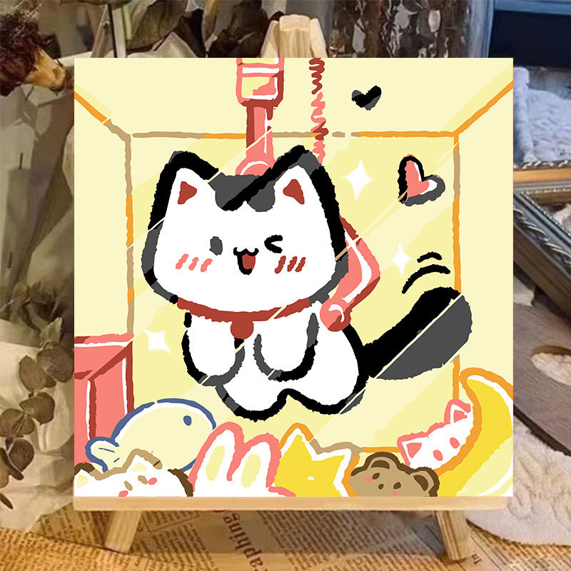 [20x20] Paint By Number Painting By Numbers Kit DIY Digital Oil Lukisan Canvas Seri Animal 2