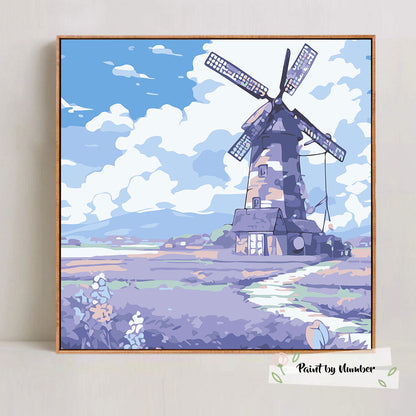 [20x20] Paint By Number Painting By Numbers Kit DIY Digital Oil Lukisan Canvas Seri Scenery