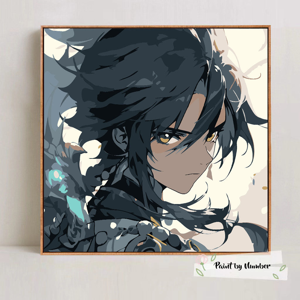 [20x20] Paint By Number Painting By Numbers Kit DIY Digital Oil Lukisan Canvas Seri Genshin Impact