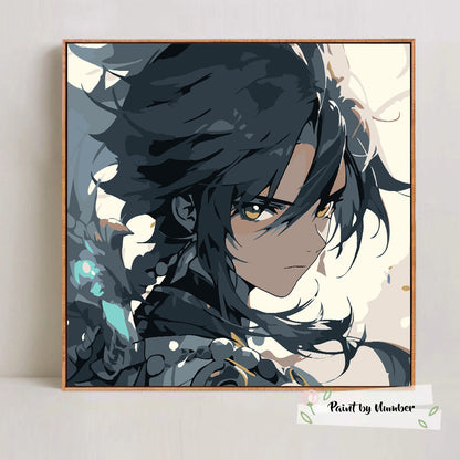 [20x20] Paint By Number Painting By Numbers Kit DIY Digital Oil Lukisan Canvas Seri Genshin Impact