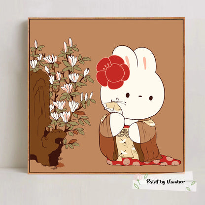 [20x20] Paint By Number Painting By Numbers Kit DIY Digital Oil Lukisan Canvas Seri Animal 2