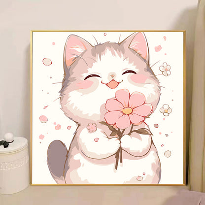 [20x20] Paint By Number Painting By Numbers Kit DIY Digital Oil Lukisan Canvas Seri Animal 1