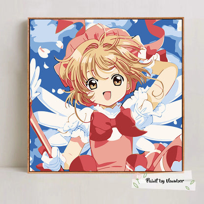 [20x20] Paint By Number Painting By Numbers Kit DIY Digital Oil Lukisan Canvas Seri L Anime 3