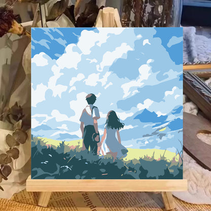 [20x20] Paint By Number Painting By Numbers Kit DIY Digital Oil Lukisan Canvas Seri People