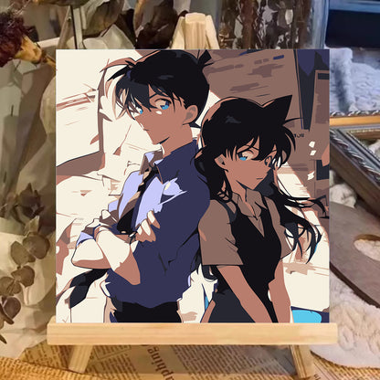 [20x20] Paint By Number Painting By Numbers Kit DIY Digital Oil Lukisan Canvas Seri Anime 1