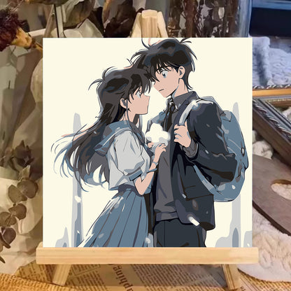 [20x20] Paint By Number Painting By Numbers Kit DIY Digital Oil Lukisan Canvas Seri Anime 1