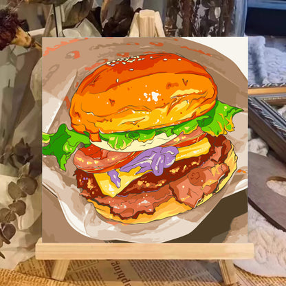 [20x20] Paint By Number Painting By Numbers Kit DIY Digital Oil Lukisan Canvas Seri Karakter Kartun