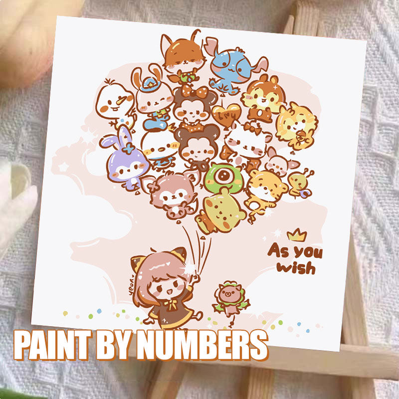 [20x20] Paint By Number Painting By Numbers Kit DIY Digital Oil Lukisan Canvas Seri T