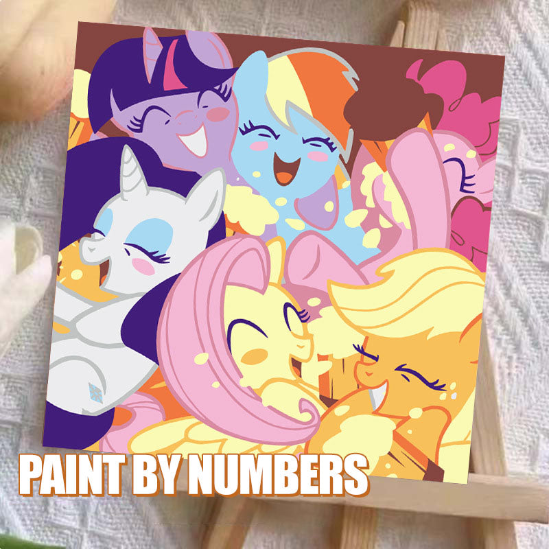 [20x20] Paint By Number Painting By Numbers Kit DIY Digital Oil Lukisan Canvas Seri P