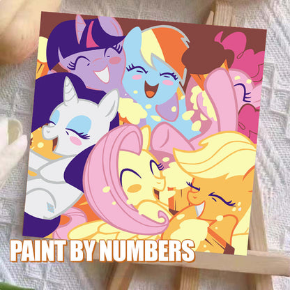 [20x20] Paint By Number Painting By Numbers Kit DIY Digital Oil Lukisan Canvas Seri P