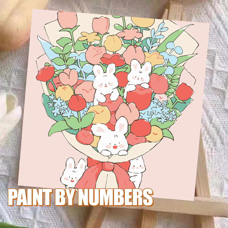 [20x20] Paint By Number Painting By Numbers Kit DIY Digital Oil Lukisan Canvas Seri Animal 3