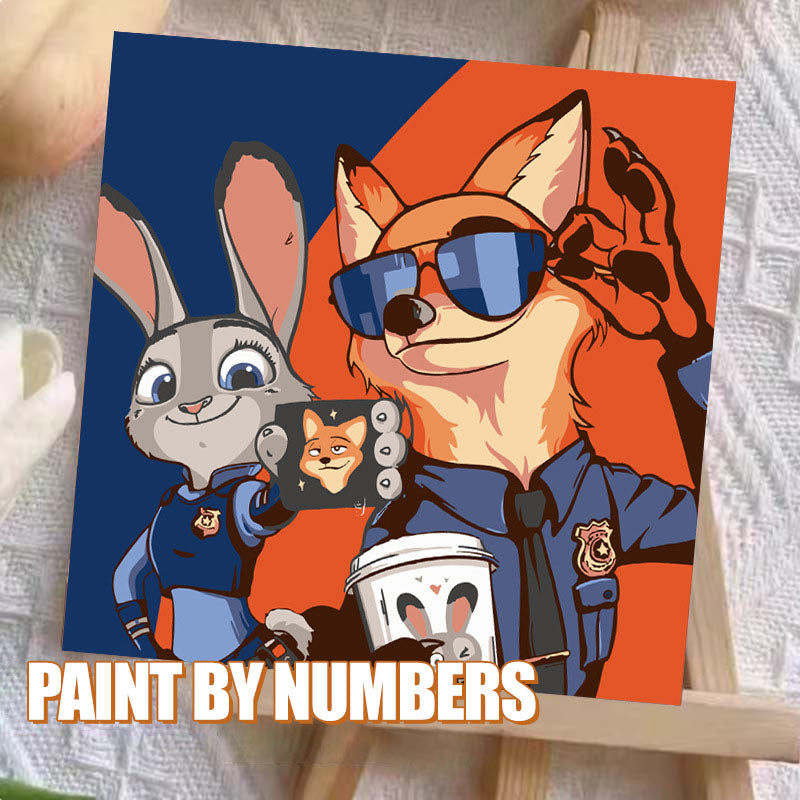 [20x20] Paint By Number Painting By Numbers Kit DIY Digital Oil Lukisan Canvas Seri P